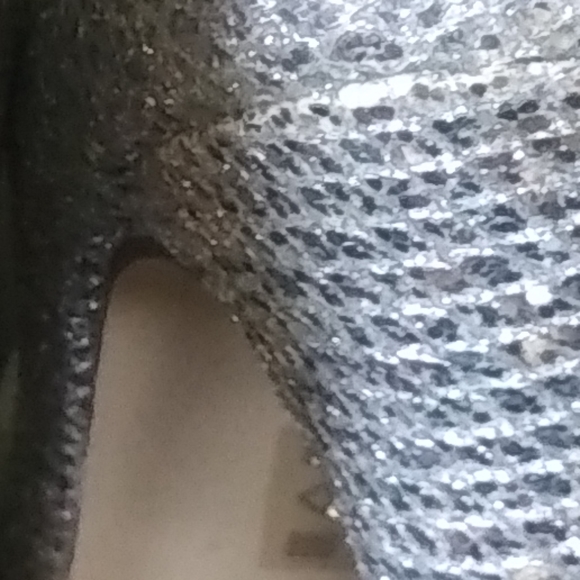 Platform 5 in heel - Silver Chrystal Stilettos - Picture 7 of 10